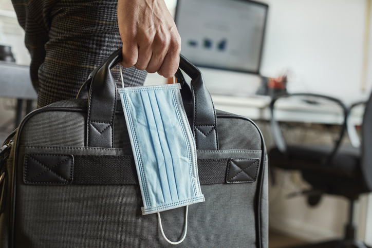 Man with briefcase